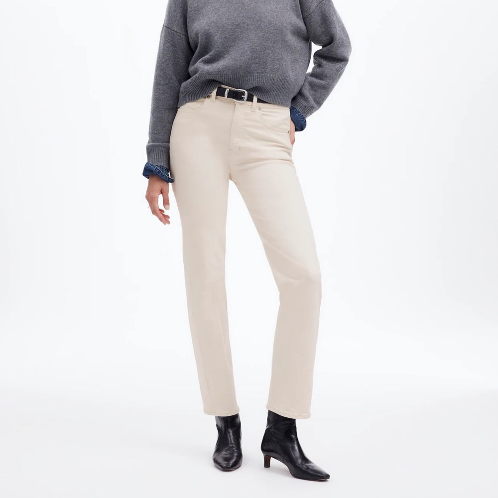 NWT Madewell Women's 90s Straight Leg in Vintage Canvas